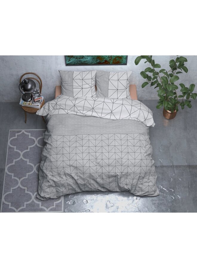 Sleeptime Flanel Dekbedovertrek Grijs