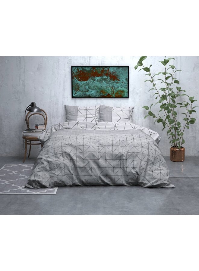 Sleeptime Flanel Dekbedovertrek Grijs