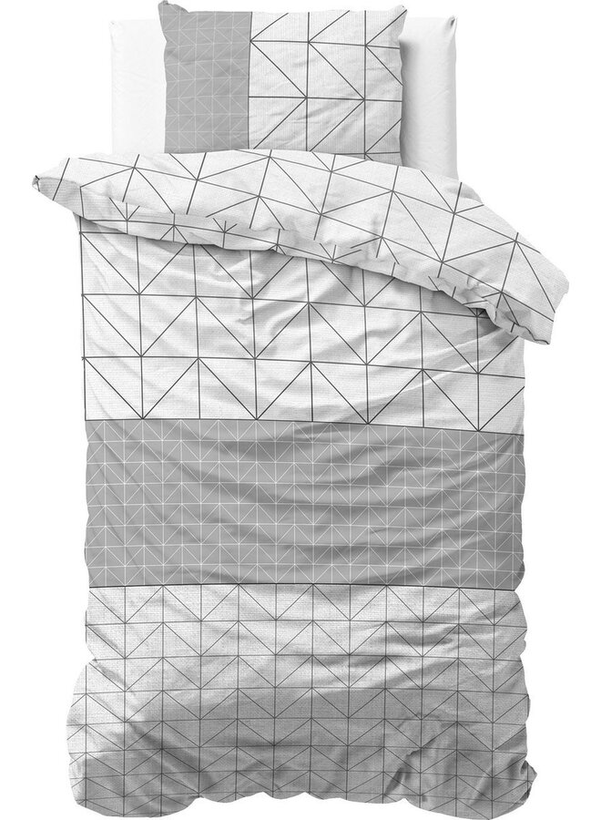 Sleeptime Flanel Dekbedovertrek Grijs