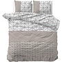 Sleeptime Dekbedovertrek Gino Taupe - Flanel