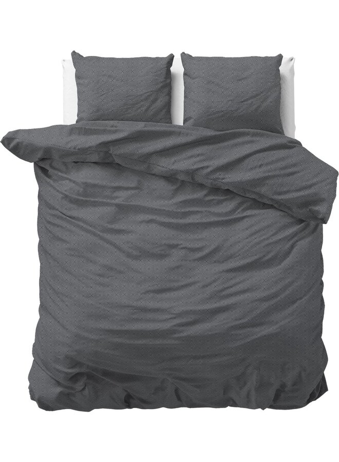 Dekbedovertrek Jason Antraciet - Flanel PL1