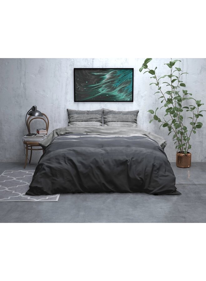 Sleeptime Dekbedovertrek Marcus Grijs - Flanel