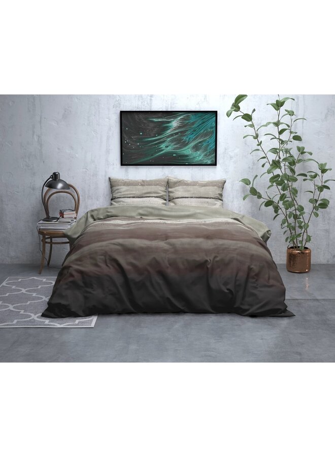 Sleeptime Dekbedovertrek Marcus Taupe - Flanel