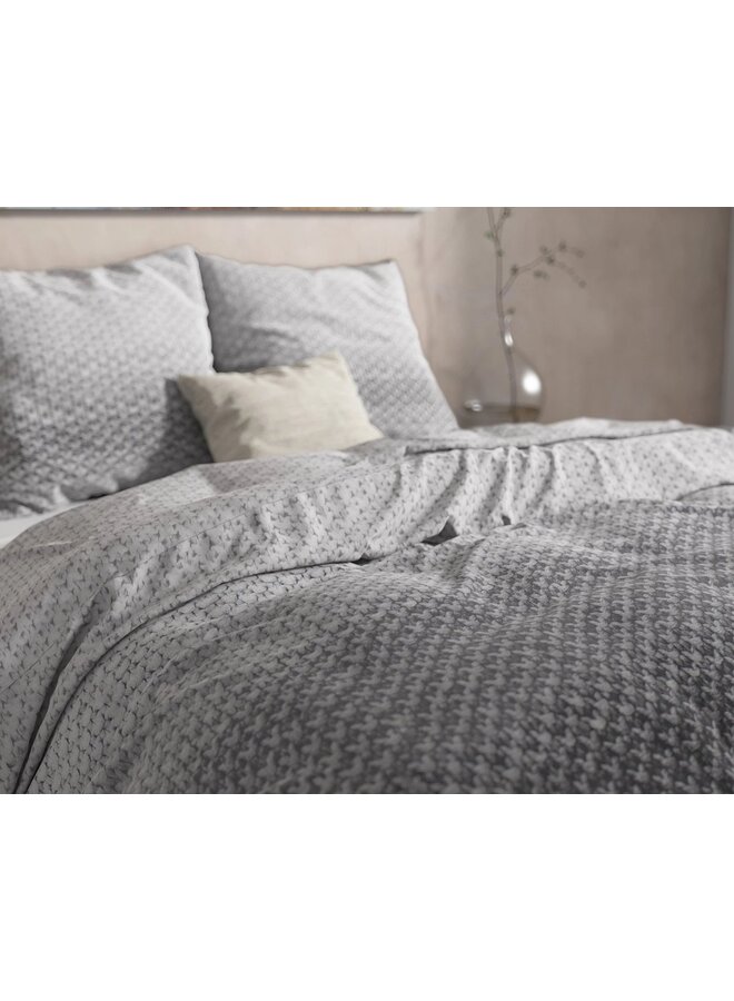 Dreamhouse Dekbedovertrek Tamar Grijs - Flanel