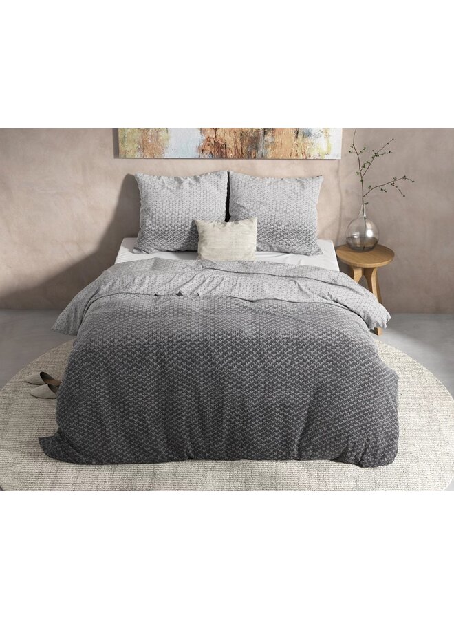 Dreamhouse Dekbedovertrek Tamar Grijs - Flanel