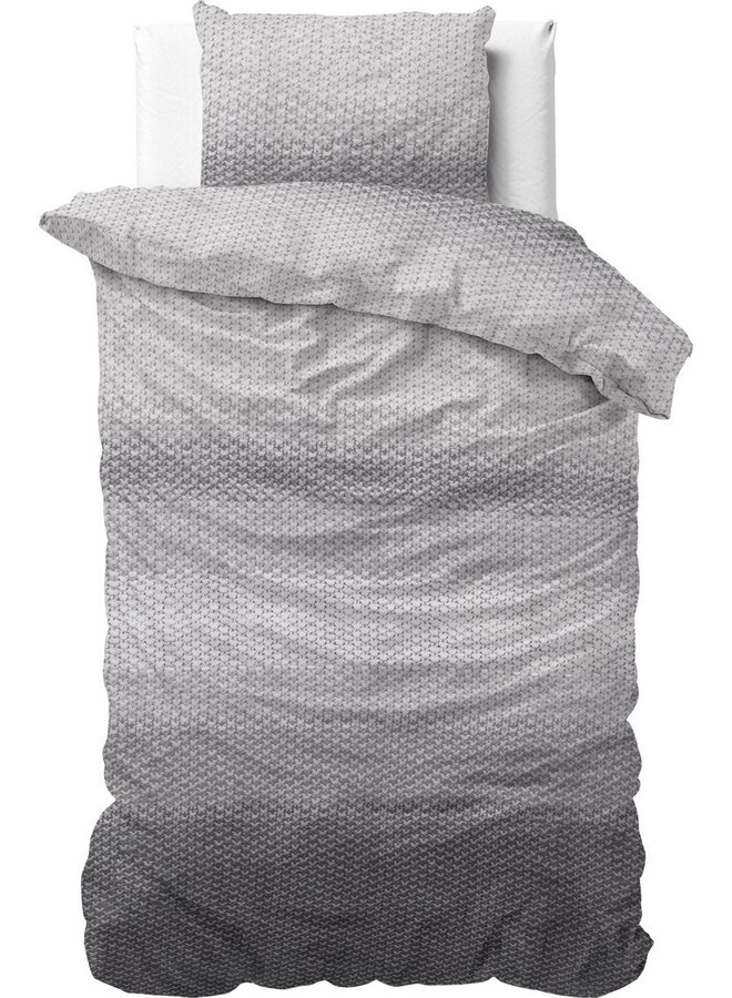 Dreamhouse Dekbedovertrek Tamar Grijs - Flanel