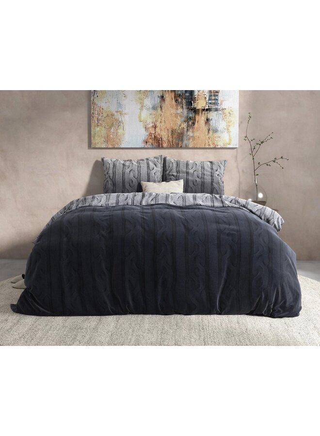 Dreamhouse Dekbedovertrek Dante Antraciet - Flanel