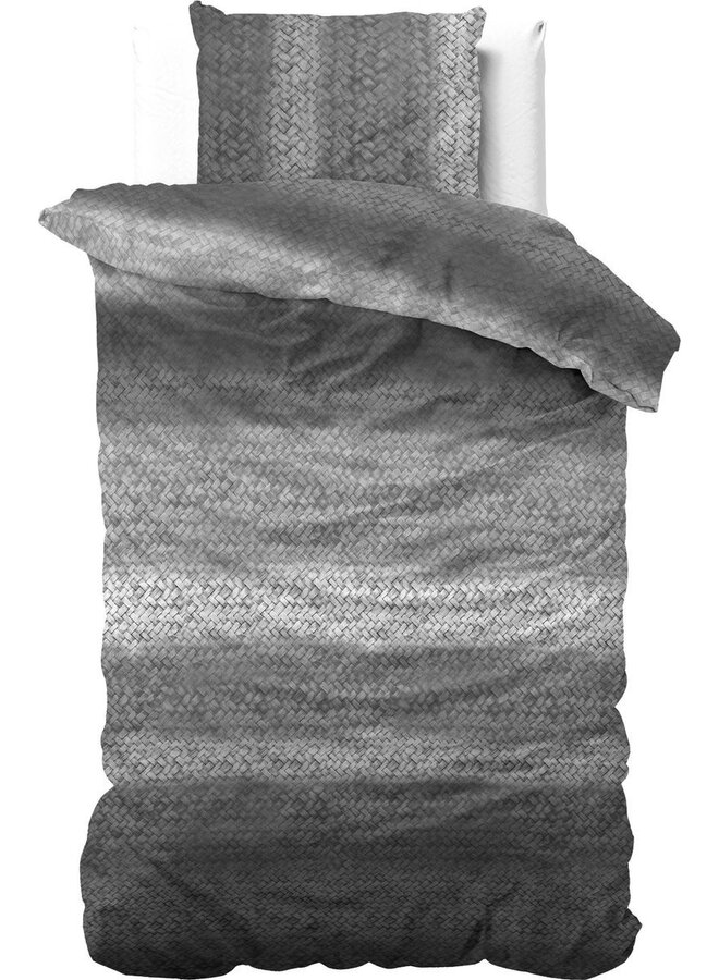 Dreamhouse Dekbedovertrek Gradient Knits Antraciet - Flanel