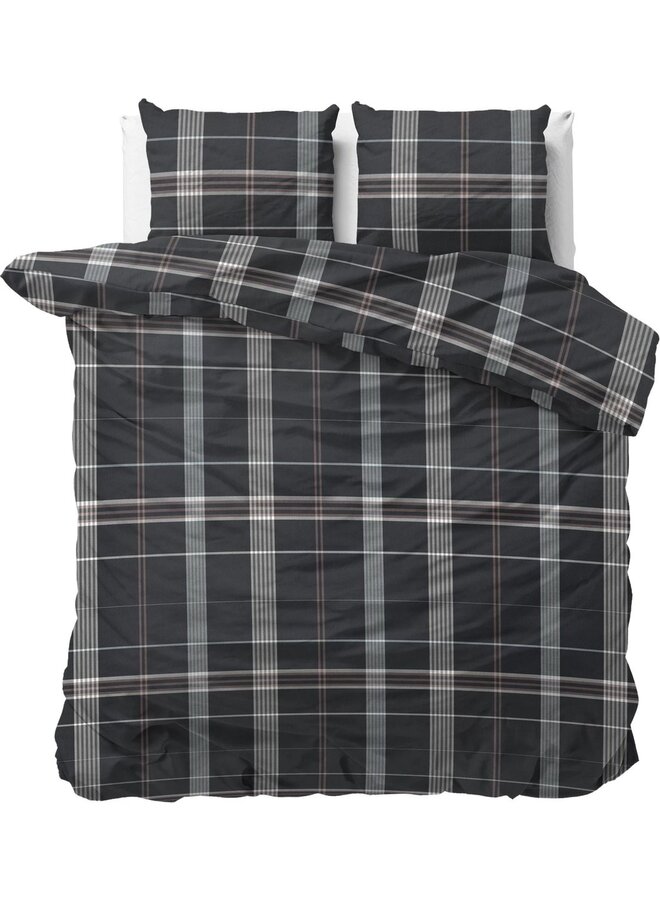 Dekbedovertrek Bruce Taupe - Flanel