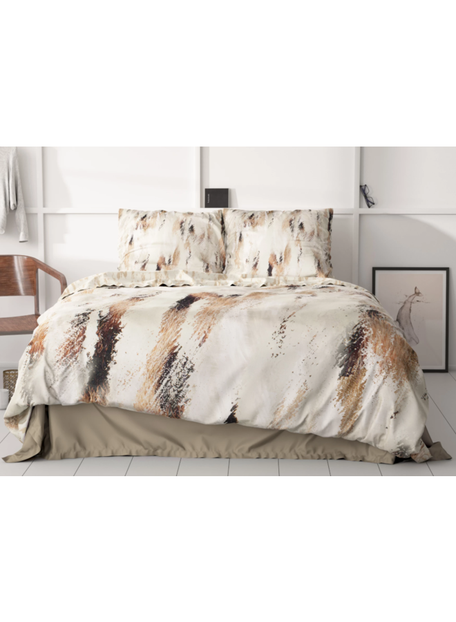 Dreamhouse Dekbedovertrek Malvina Nude - Katoensatijn