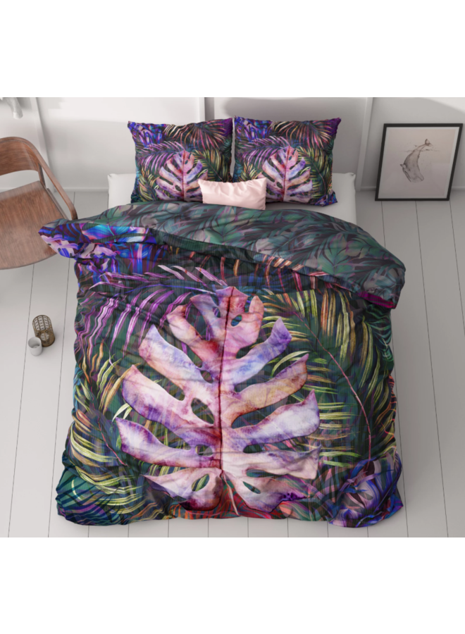 Dreamhouse Dekbedovertrek Romina Paars - Katoensatijn