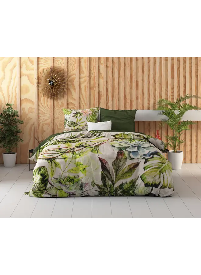 Dreamhouse Dekbedovertrek Destiny Wit - Katoensatijn