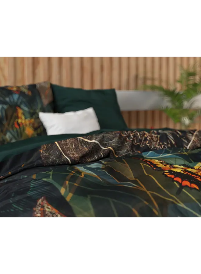 Dreamhouse Dekbedovertrek Dark Rises Zwart - Katoensatijn