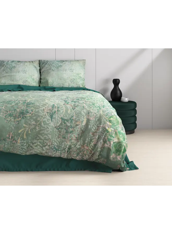 Dreamhouse Dekbedovertrek Dakar Groen - Katoensatijn