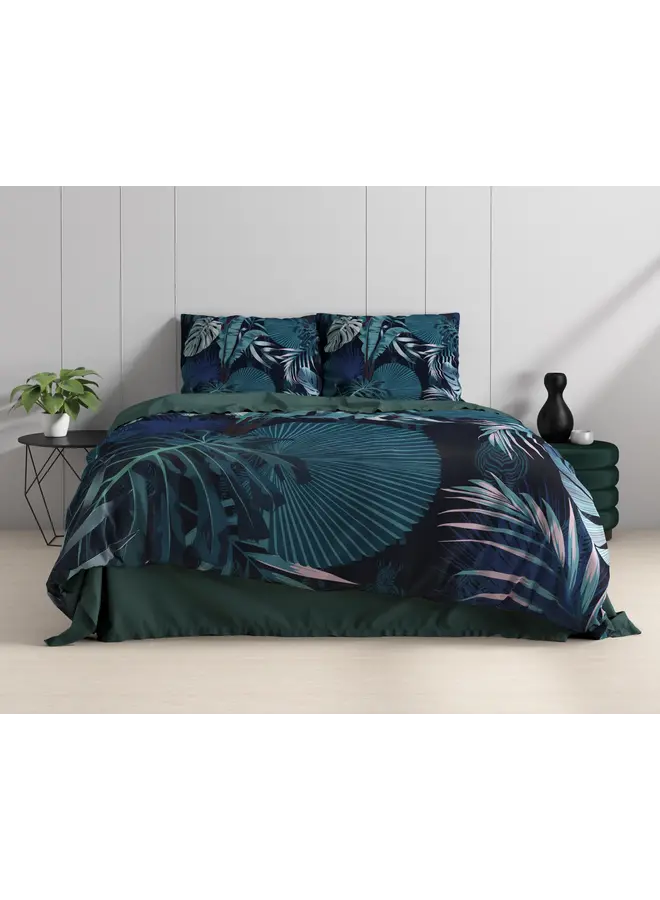 Dreamhouse Dekbedovertrek Edvard Blauw - Katoensatijn