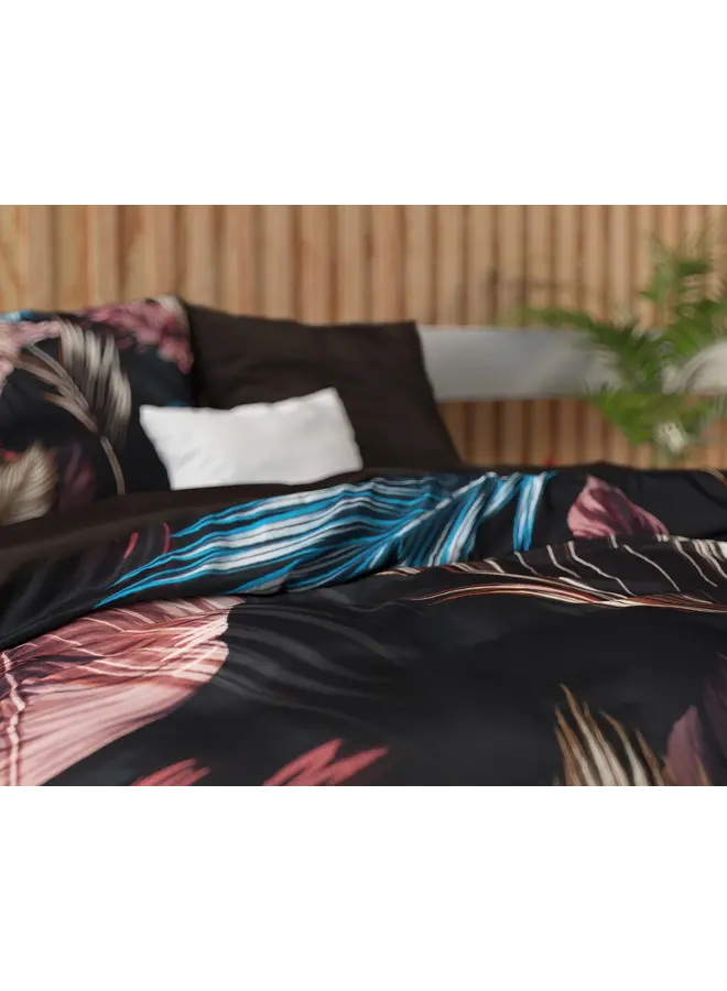 Dreamhouse Dekbedovertrek Isabella Zwart - Katoensatijn