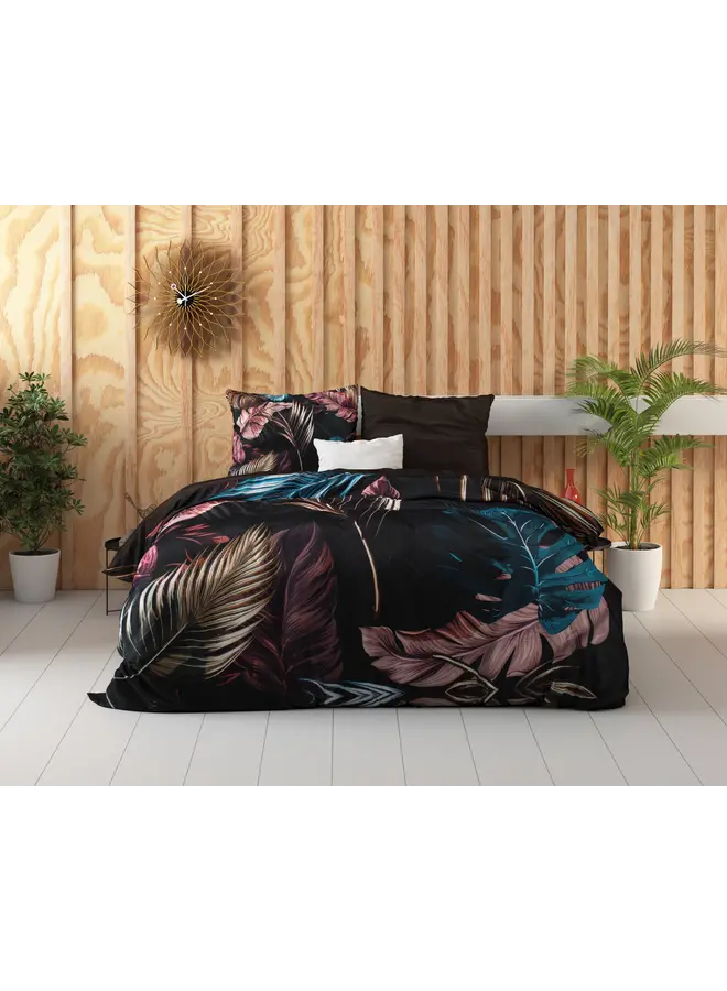 Dreamhouse Dekbedovertrek Isabella Zwart - Katoensatijn