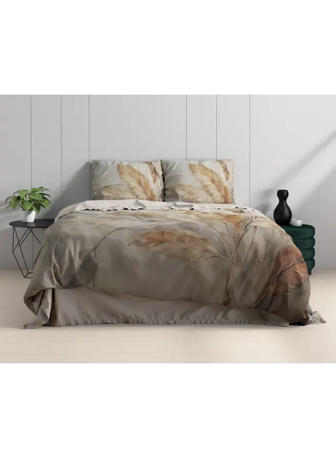 Dreamhouse Dekbedovertrek Whole Nature Zand - Katoensatijn