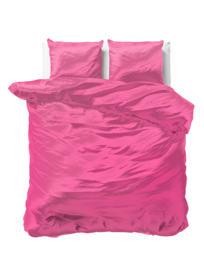 Dekbedovertrek Beauty Skin Care Uni Fuchsia - Satijn