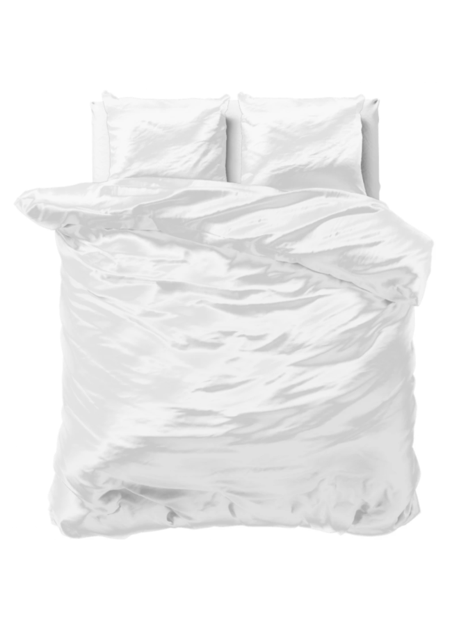 Dekbedovertrek Beauty Skin Care Uni Wit - Satijn