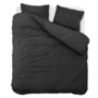 Sleeptime Dekbedovertrek Uni Antraciet - Teddystof