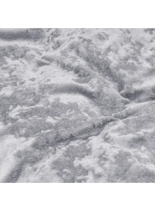 Sleeptime Dekbedovertrek Crystal Grijs - Velvet