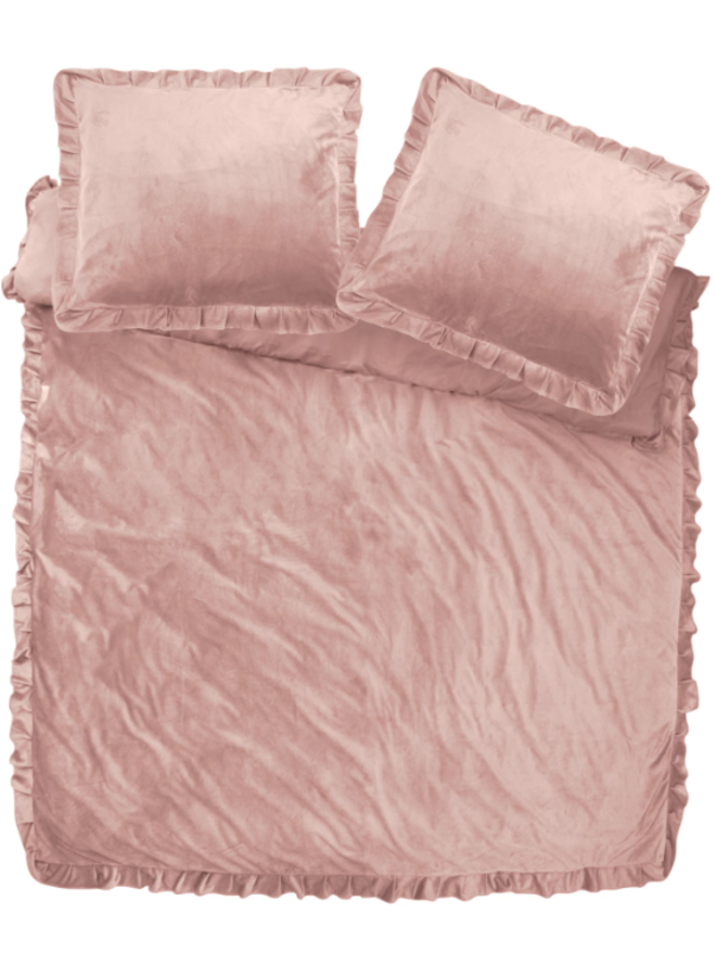 Sleeptime Dekbedovertrek Ruffles Roze - Velvet