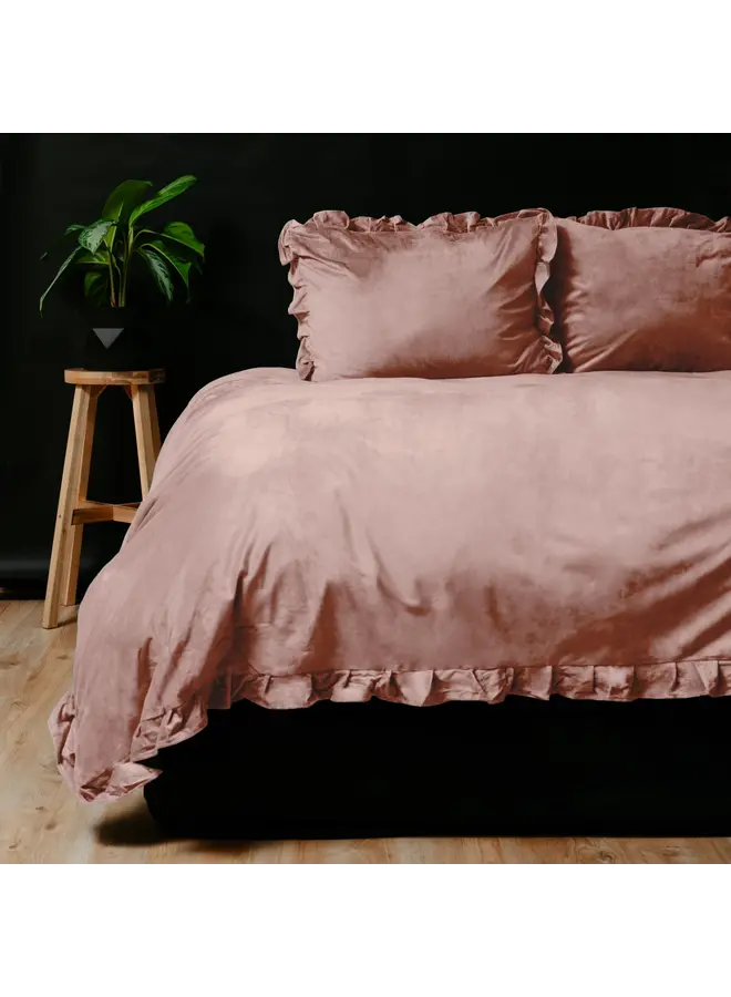 Sleeptime Dekbedovertrek Ruffles Roze - Velvet