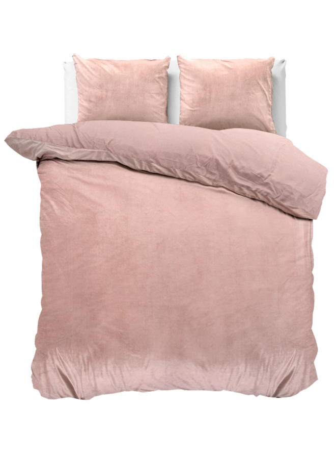 Dekbedovertrek Uni Roze - Velvet
