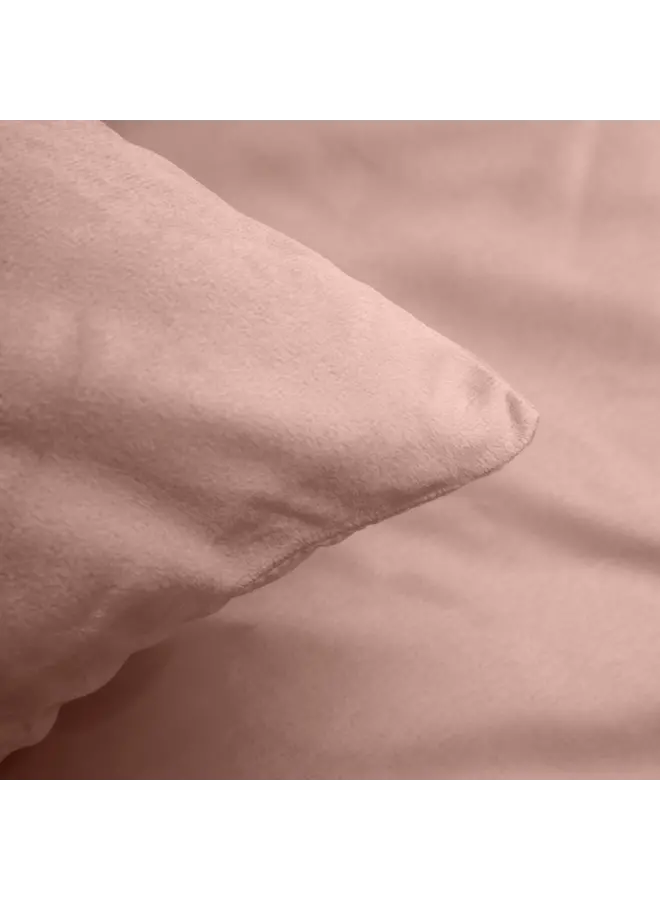 Sleeptime Dekbedovertrek Velvet Uni Roze