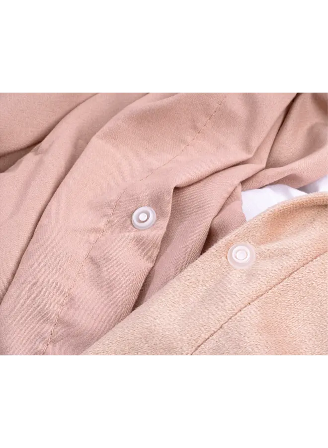 Sleeptime Dekbedovertrek Velvet Uni Roze