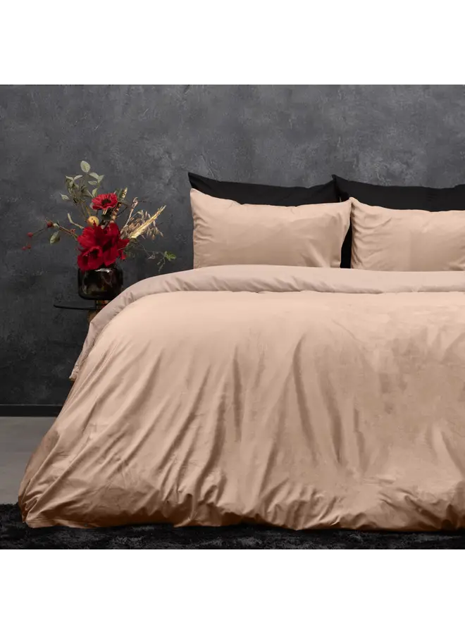 Sleeptime Dekbedovertrek Uni Nude - Velvet