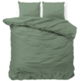 Zensation Dekbedovertrek Satin Point Groen - Microvezel