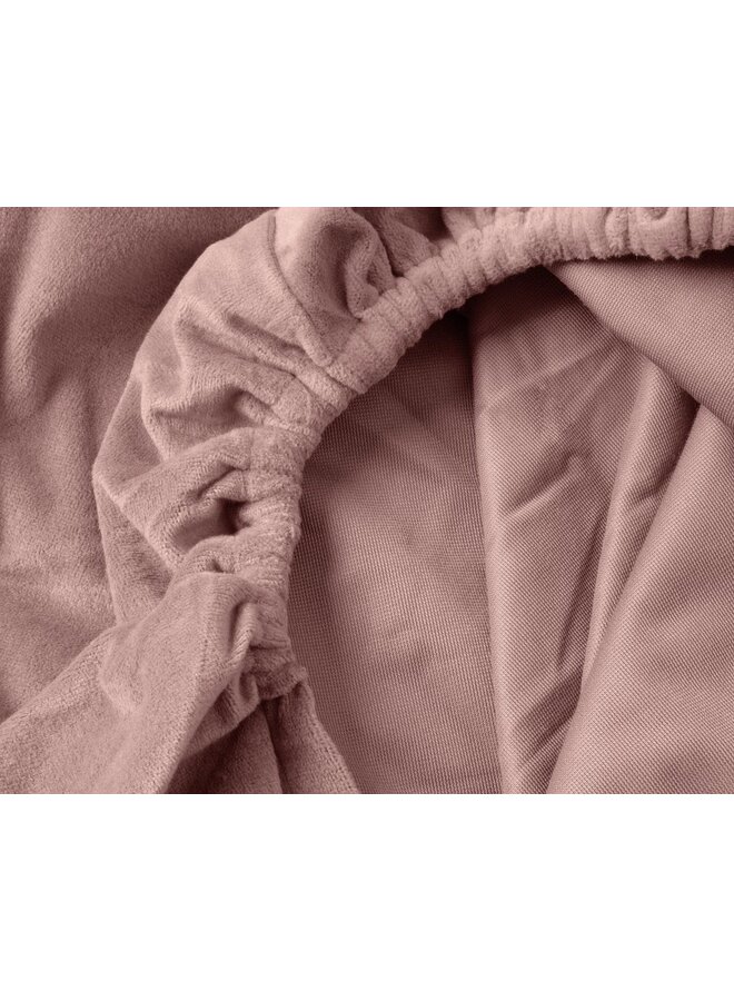 Sleeptime Hoeslaken Roze - Velvet
