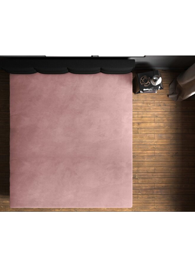 Sleeptime Hoeslaken Roze - Velvet