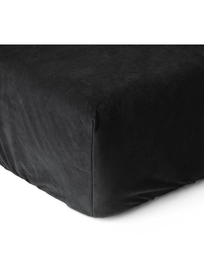 Sleeptime Hoeslaken Zwart - Velvet