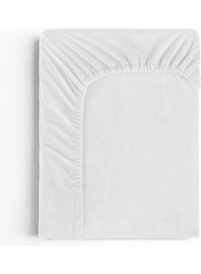 Sleeptime Hoeslaken Wit - Velvet