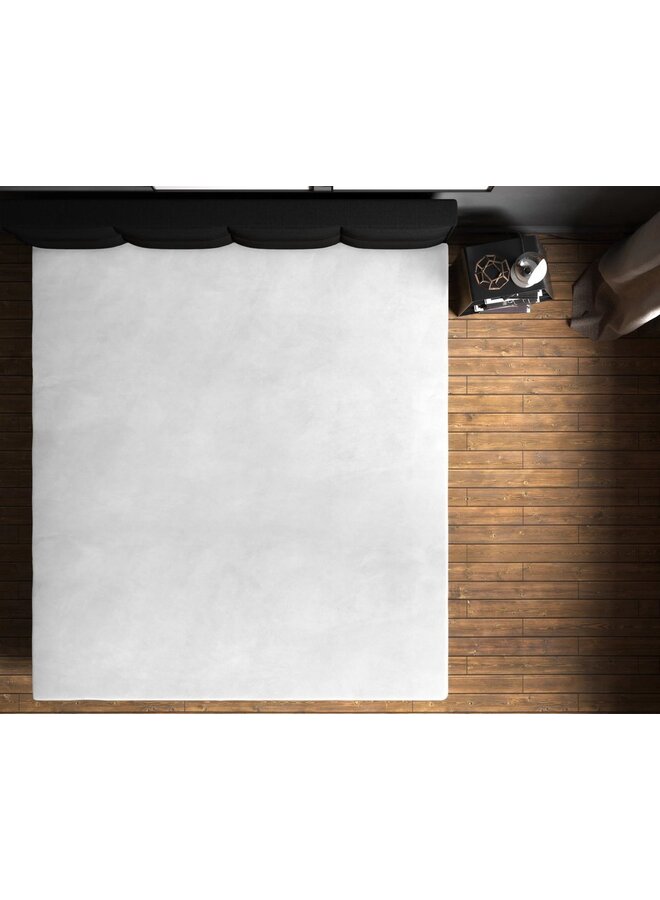 Sleeptime Hoeslaken Wit - Velvet