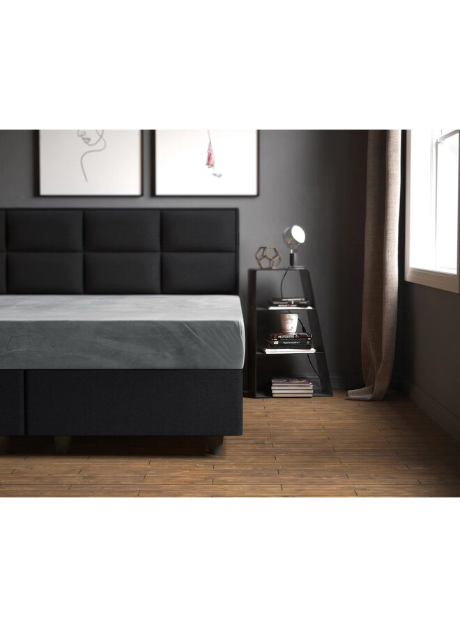 Sleeptime Hoeslaken Grijs - Velvet