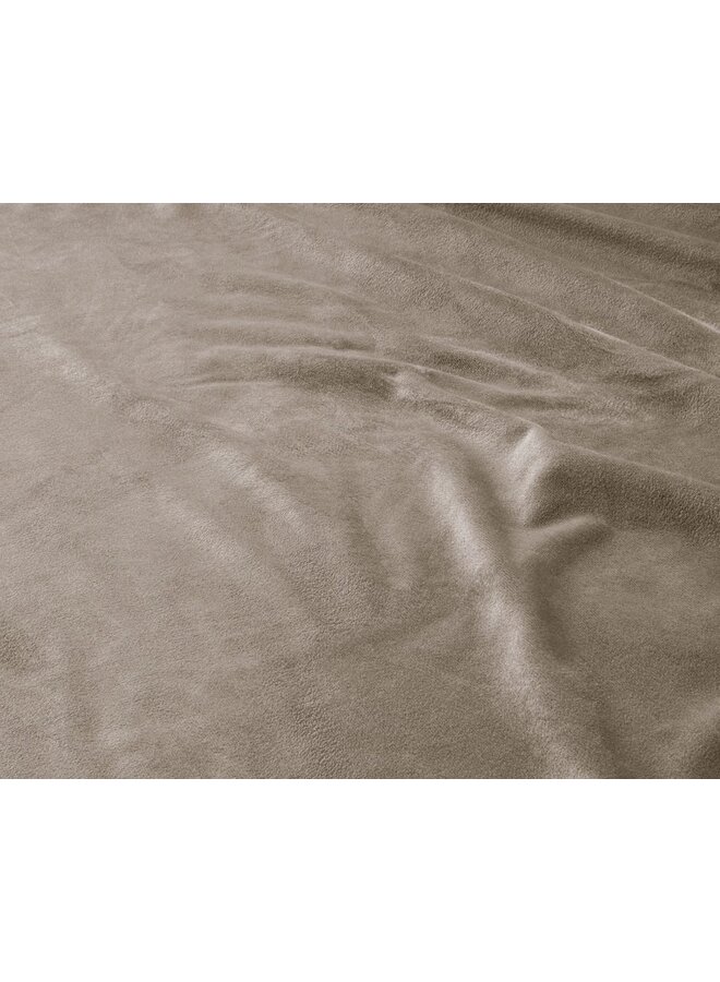 Sleeptime Hoeslaken Taupe - Velvet