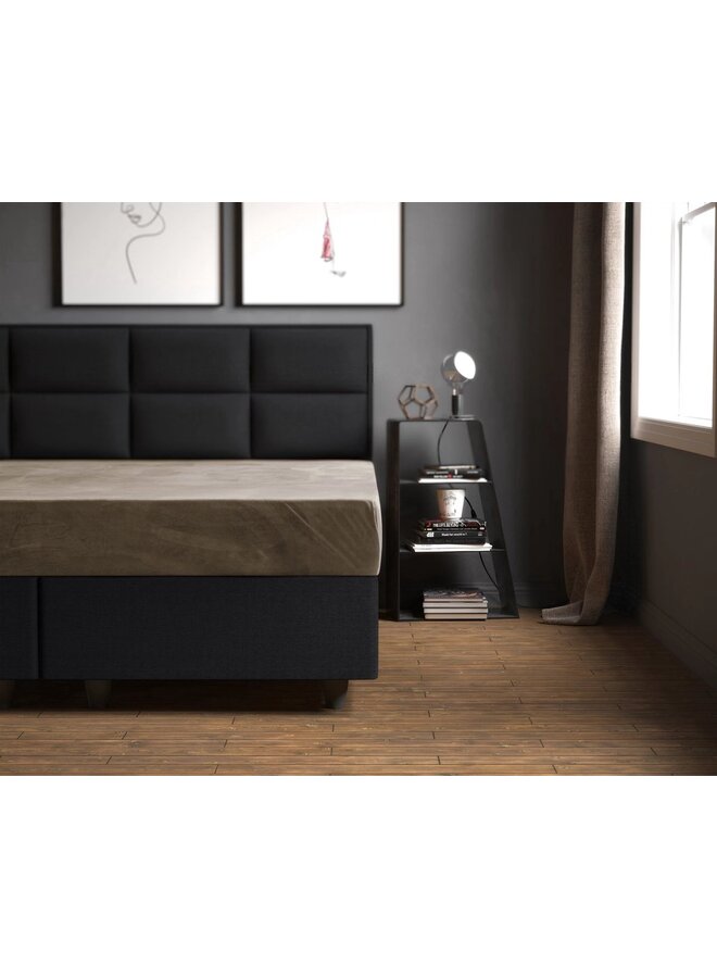 Sleeptime Hoeslaken Taupe - Velvet