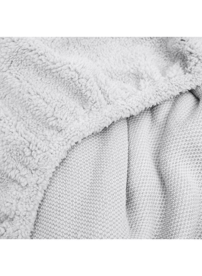 Sleeptime Hoeslaken Grijs - Teddystof