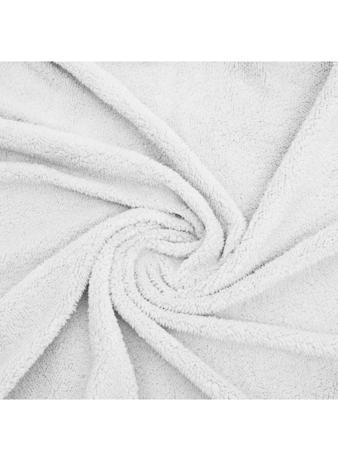 Sleeptime Hoeslaken Wit - Teddystof