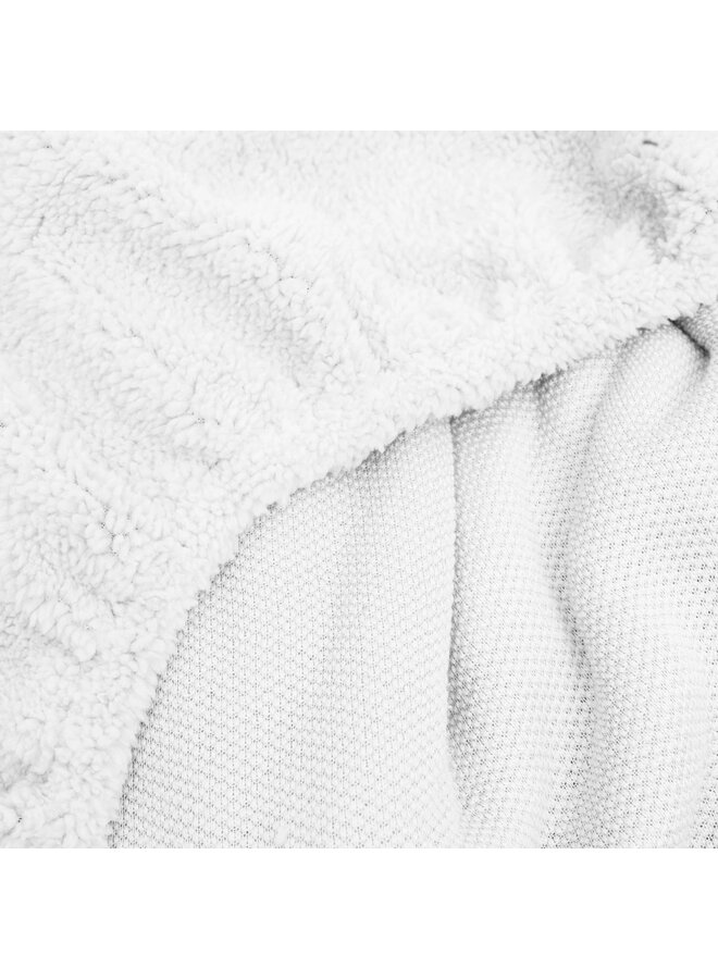 Sleeptime Hoeslaken Wit - Teddystof