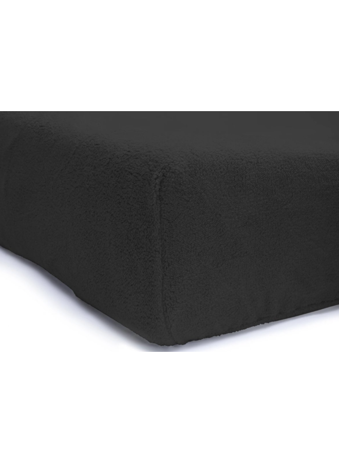 Sleeptime Hoeslaken Antraciet - Teddystof