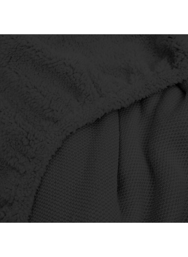 Sleeptime Hoeslaken Antraciet - Teddystof