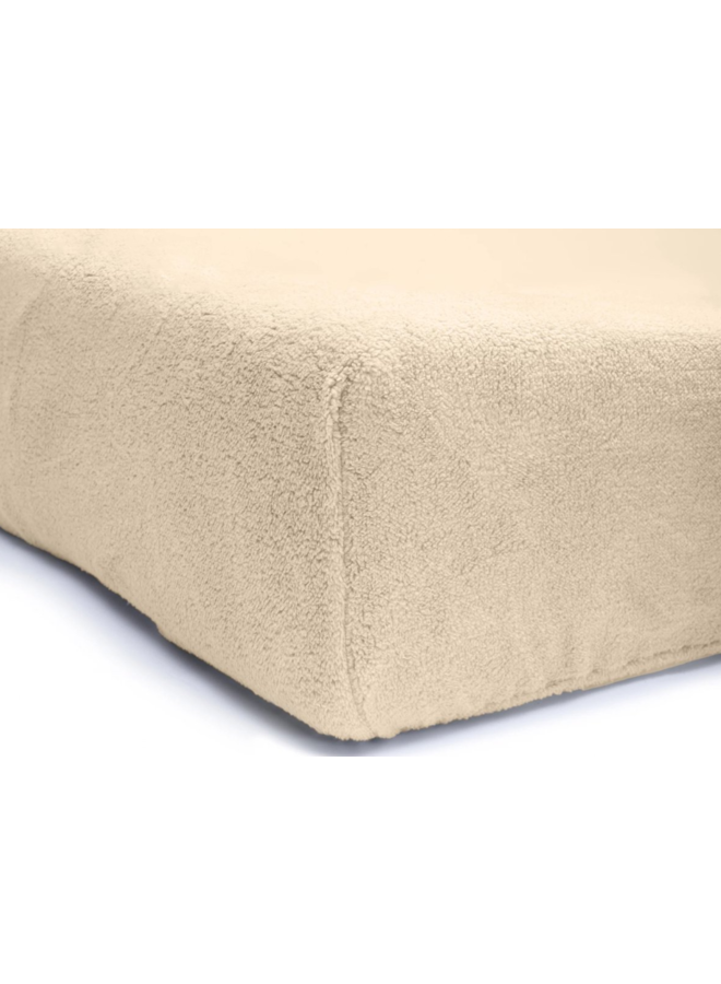 Sleeptime Hoeslaken Taupe - Teddystof