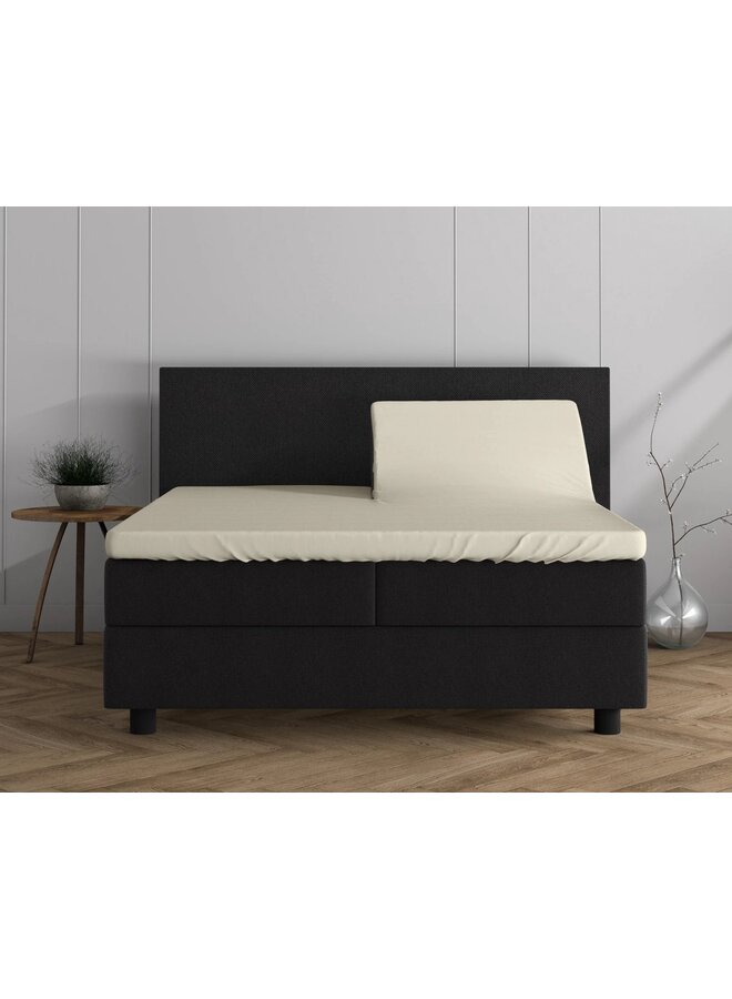 Dreamhouse Hoeslaken Splittopper Creme - Dubbel Jersey