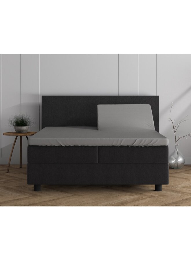 Dreamhouse Hoeslaken Splittopper Grijs - Dubbel Jersey