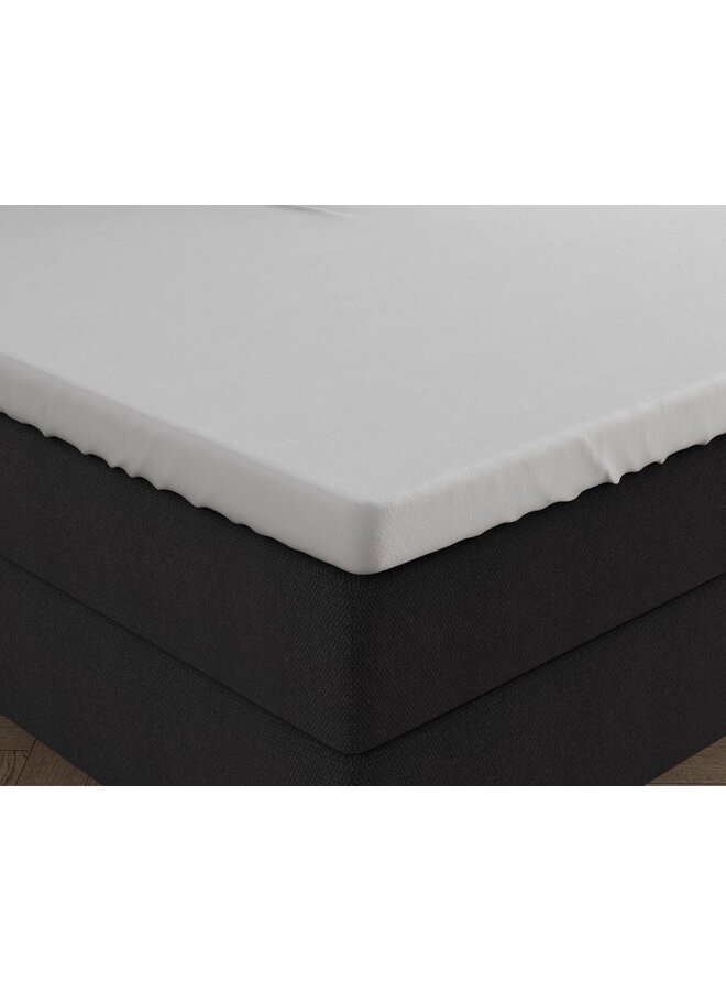 Hoeslaken Topper Wit - Dubbel Jersey